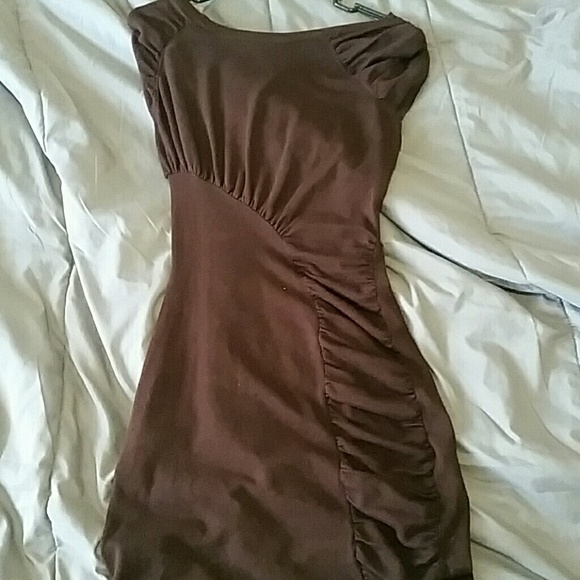 Brown dots dress