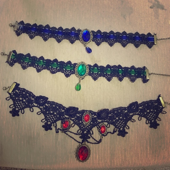 Lace and Velvet Chokers