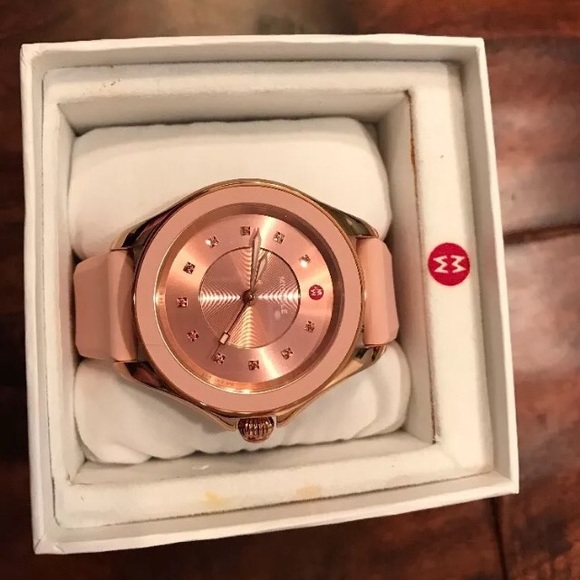 michele cape topaz watch