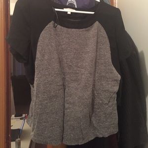 Black and grey shirt