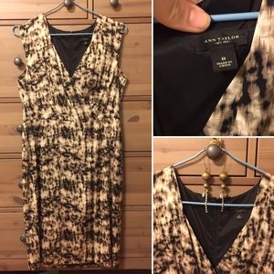 SOLD // Silk cocktail dress for NYE -- Ann Taylor