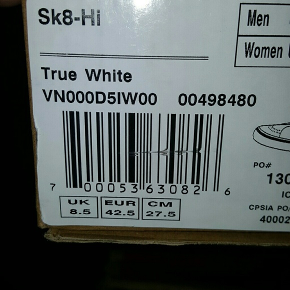 Vans Sk8 Hi Skate Shoe - Picture 3 of 3