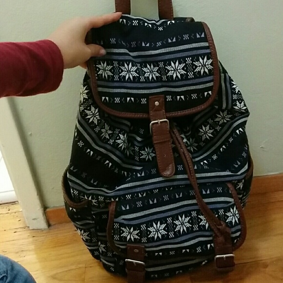 Cute summer Backpack with foldover top