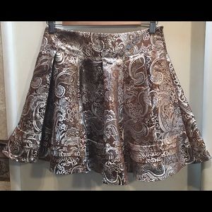 Norma Jean metallic skirt