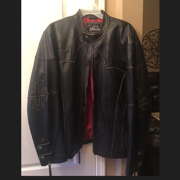 Men's Affliction Full Leather Limited Edition Coat