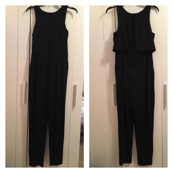 leder jumpsuit h&m