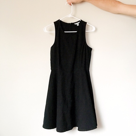 GAP Black Denim Dress