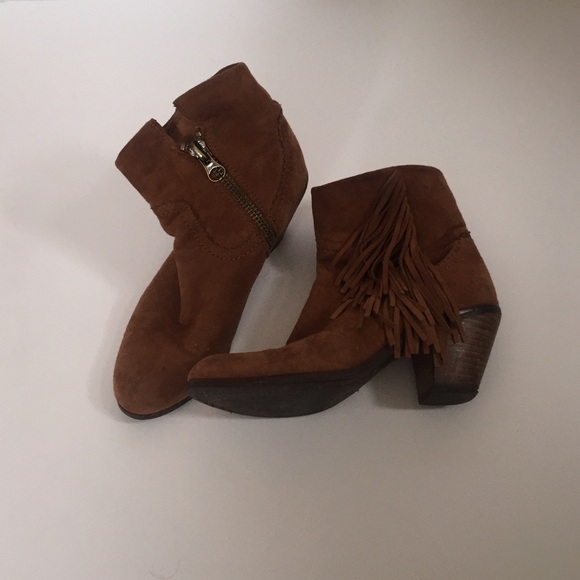 Sam Edelman fringe booties