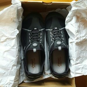 Womens black/grey Jsport shoes size 9