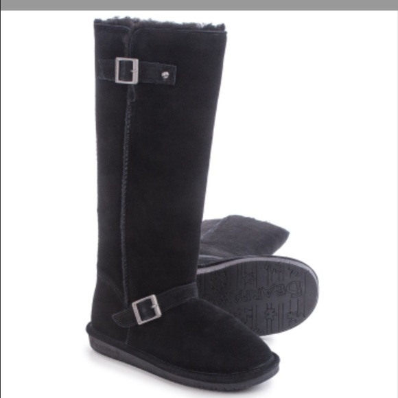 Bearpaw Johanna Sheepskin Boots - Suede