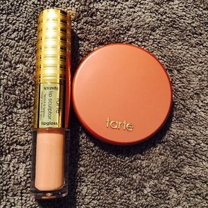 Tarte blush and lipstick sculpture