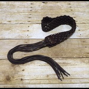 AEO Genuine Leather Fringe Belt AEO Genuine Leather Fringe Belt