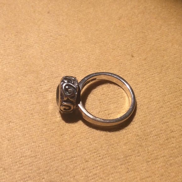 925 Amber ring - Picture 2 of 4