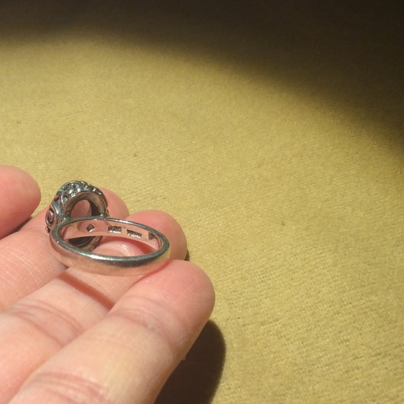 925 Amber ring - Picture 3 of 4