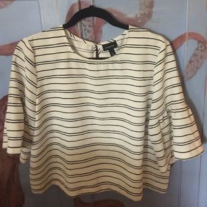 Tapered-bell sleeve Blouse