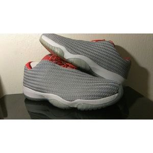Jordan Futures In Gray & Peach