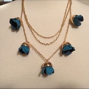 Baublebar Leather Bud Necklace