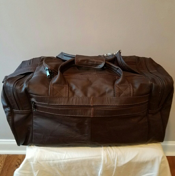 Handcrafted Leather Duffel Bag