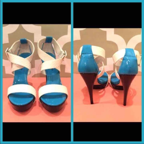 Bebe Python skin strappy heel-6 - Picture 3 of 4