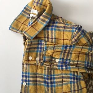 ON HOLD NFS J.Crew Yellow Plaid Slim Fit Flannel