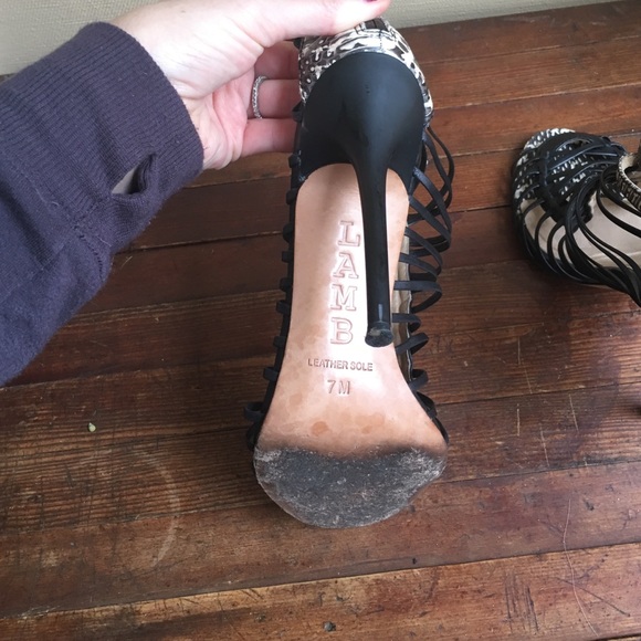 LAMB snake print heel - Picture 3 of 3