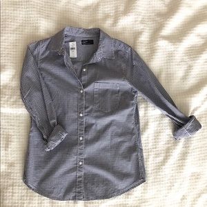 Gap Women's Gingham Long Sleeve Shirt XS