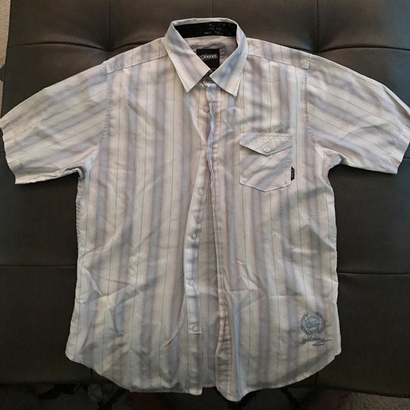 Billabong Short Sleeve Button Up - Size Large