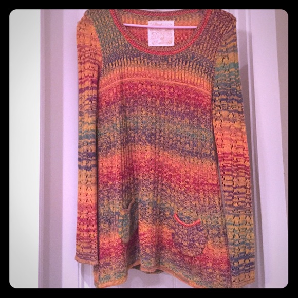Thin multicolored sweater - Picture 1 of 2