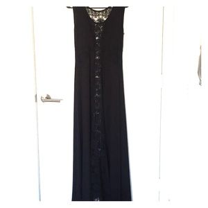 Blackmilk Lace Crucifix Cut Out Maxi