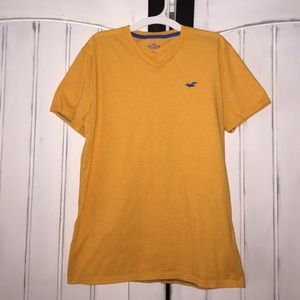 Yellow hollister shirt