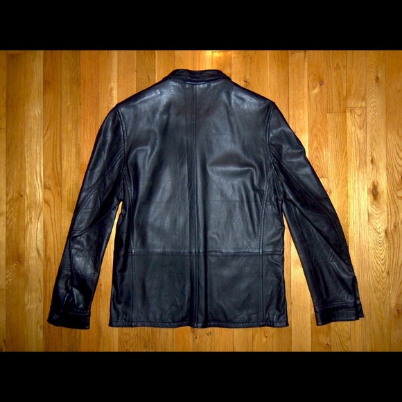 Y-3 ADIDAS 3-BUTTON LAMBSKIN BLAZER - M - Picture 4 of 6