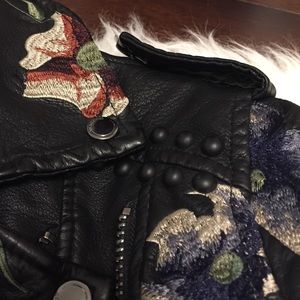 Blank NYC Jackets & Coats - Blank NYC embroidered faux leather jacket Blank NYC Jackets & Coats - Blank NYC embroidered faux leather jacket
