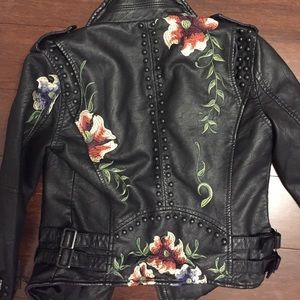 Blank NYC Jackets & Coats - Blank NYC embroidered faux leather jacket Blank NYC Jackets & Coats - Blank NYC embroidered faux leather jacket