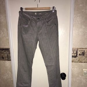 Pinstripe Hudson Skinny Pants