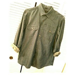 Theory long sleeve button down