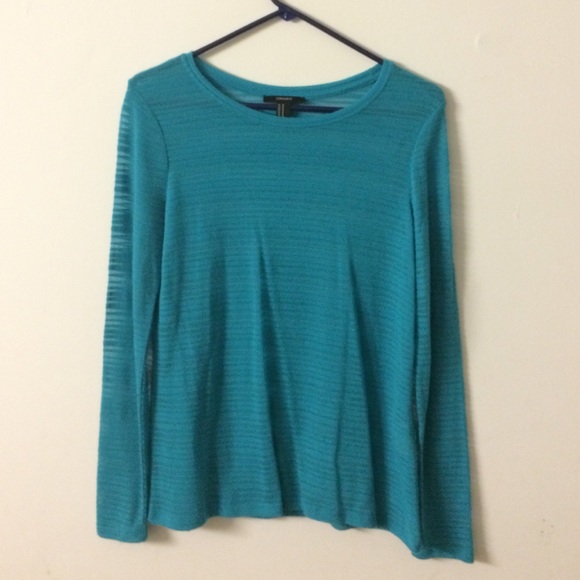 Blue long sleeved shirt