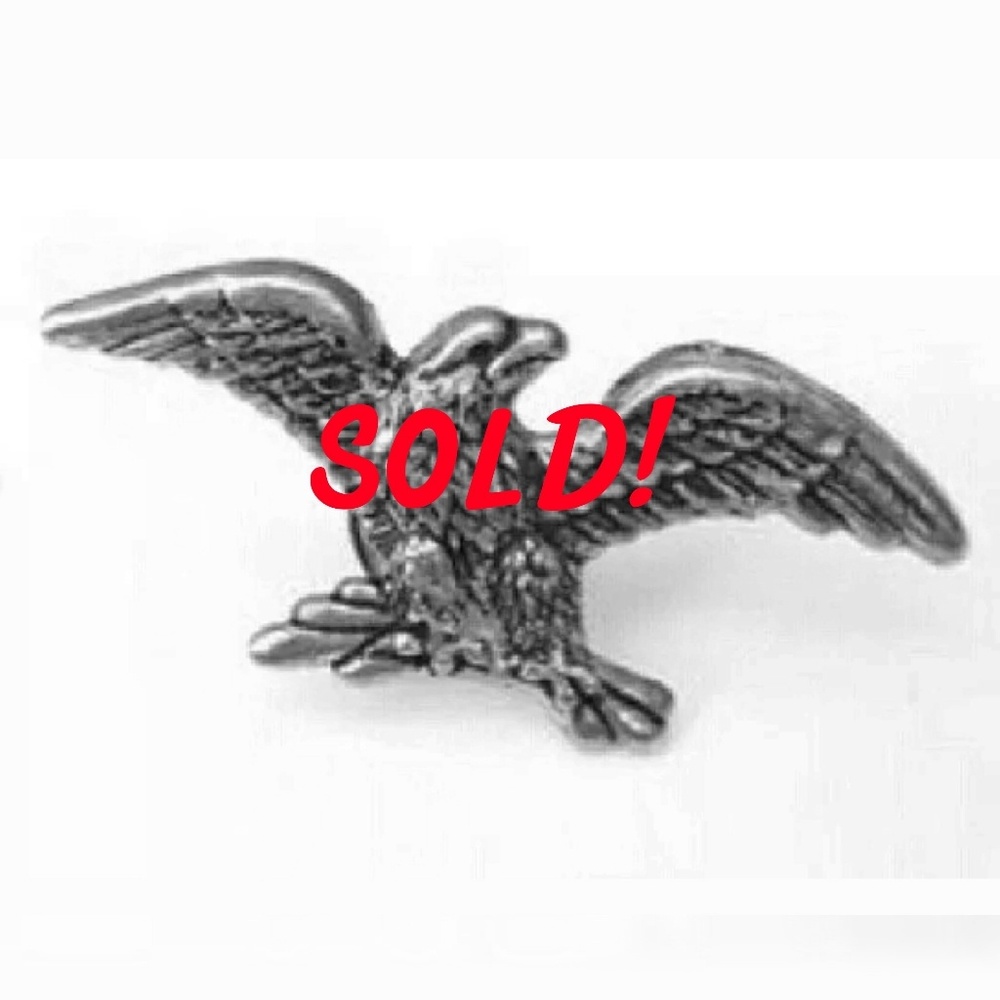 Eagle hat pin