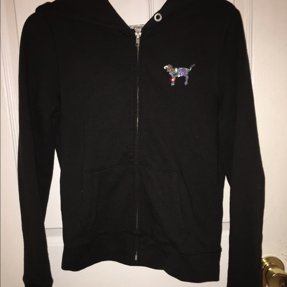 Vs pink black full zip