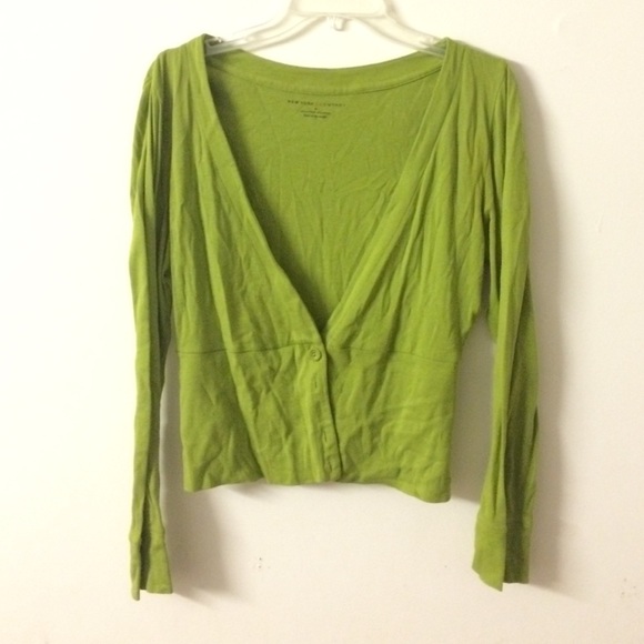 Green cardigan