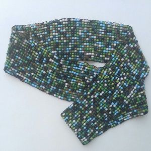 Boho festival beaded belt