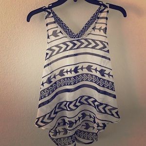 Tank top/cover up shirt