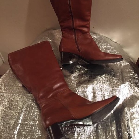 Eddie Bauer - Tan Ladies Full Leather Boots