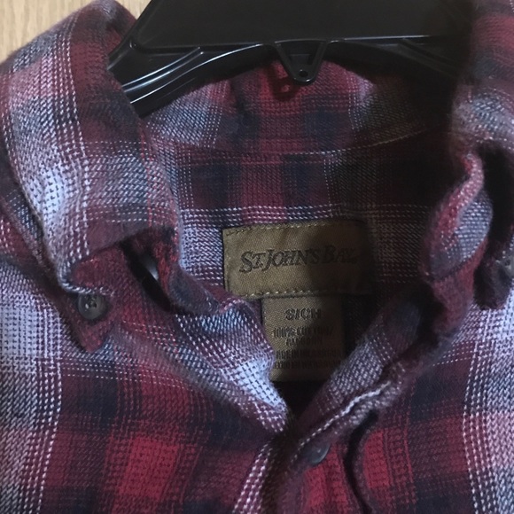 St.Johns Bay long sleeve plaid t-shirt - Picture 2 of 4