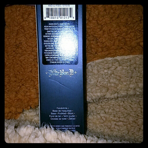 Kat Von D Lock-it Foundation BOX ONLY