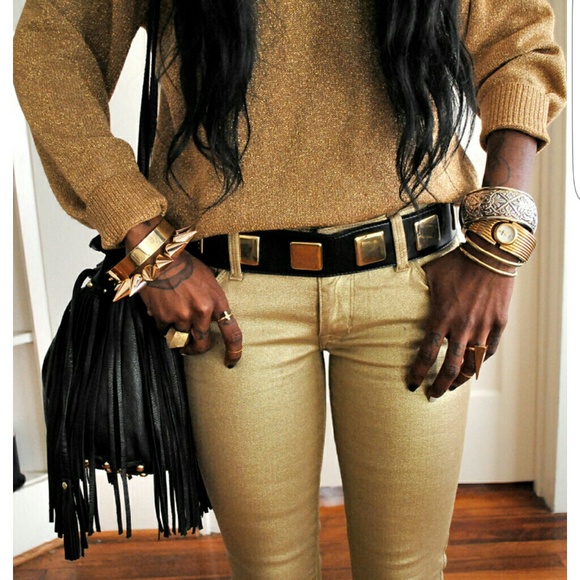 Bullhead Gold Denim Jeans - Picture 3 of 4