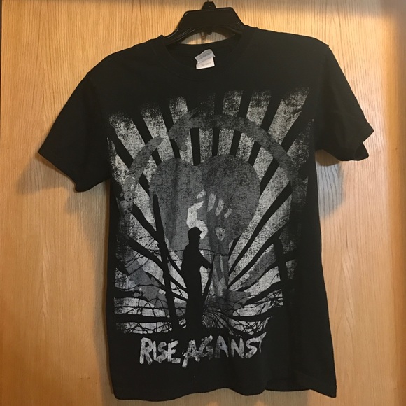 Rise against graphic tee