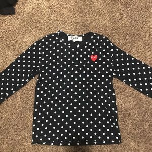 COMME DE GARÇONS PLAY SZ SMALL TEE
