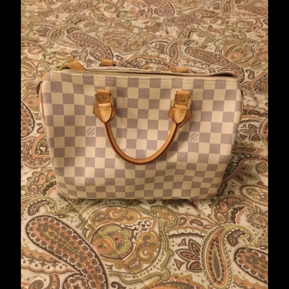 Louis Vuitton Speedy 30 Damier Azur