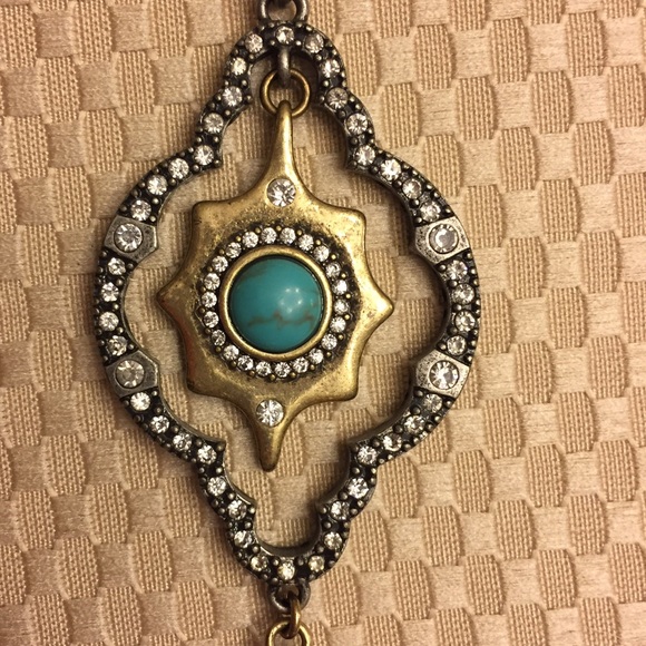 Lucky brand turquoise necklace