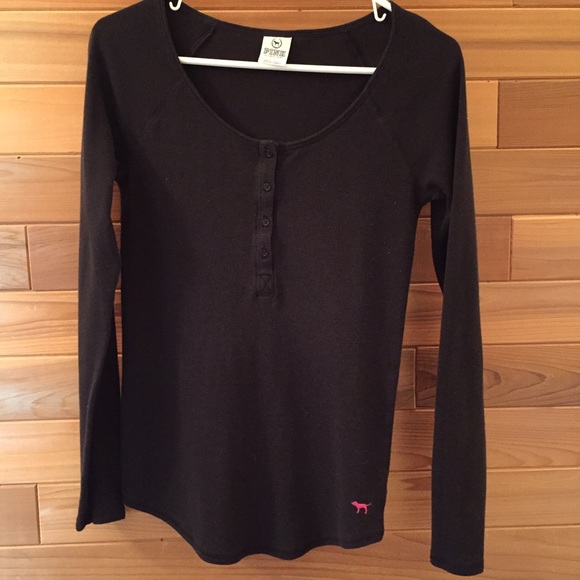 PINK Victoria's Secret Tops - Victoria's Secret PINK Sequin Thermal